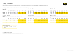 a full price schedule.