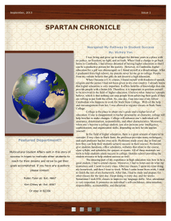 SPARTAN CHRONICLE - Stark State College