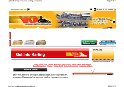 get into karting - Eastern Lions Kart Club