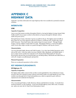 appendix c highway data