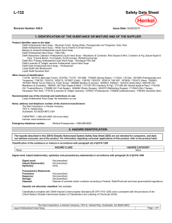 L-132 Safety Data Sheet