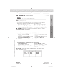 19 Making Comparisons