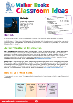 Teacher`s Notes - Mark Greenwood