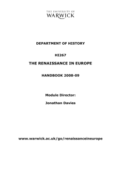 the renaissance in europe