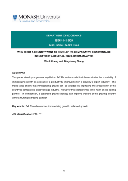 department of economics issn 1441