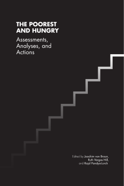 The poorest and hungry: Assessments, analyses, and actions