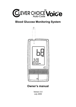 Blood Glucose Monitoring System