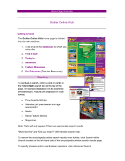 Grolier Online Kids
