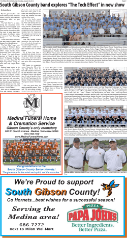 South Gibson South Gibson County!