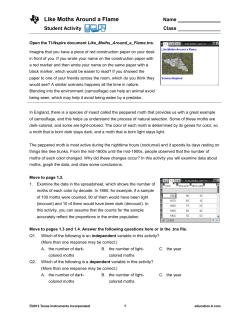 Summary of lesson - TI Education
