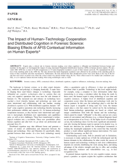 Biasing effects of AFIS - ePrints Soton