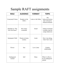 Sample RAFT assignments