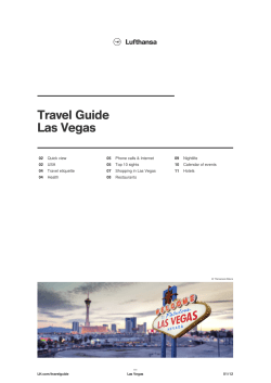 Las Vegas | Lufthansa &reg; Travel Guide