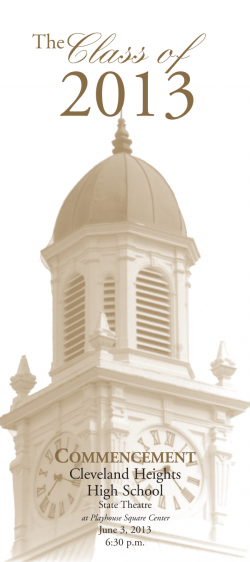 Commencement Program