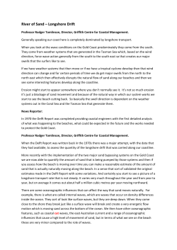 A River of Sand - Longshore drift transcript