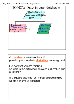 Day 11 Rhombus Proof Hebbard Manning.notebook