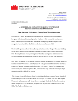 a restored and reimagined wadsworth atheneum reopens on