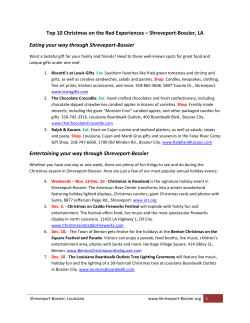 Top 10 Holiday Things to Do in Shreveport-Bossier