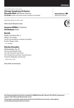 here - Chicago Symphony Orchestra