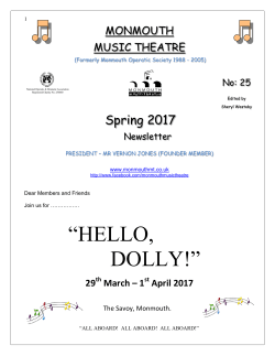 Spring 2017 - Monmouth Music Theatre