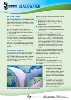 black water - NSW Department of Primary Industries