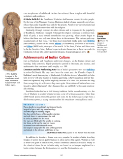 Achievements of Indian Culture