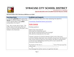 The Syracuse City School District