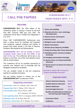 Call for paper