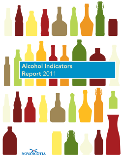 Alcohol Indicators Report 2011