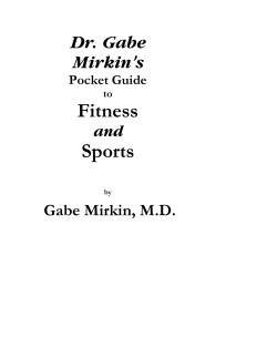 To Fitness - Dr. Mirkin