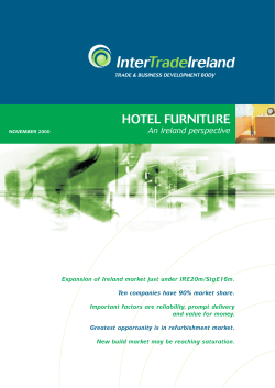 hotel furniture - IntertradeIreland