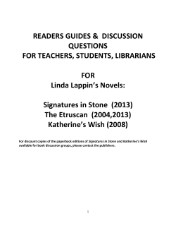 to The Readers Guides and Discussion