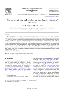 The impact of side wall cooling on the thermal history of lava lakes