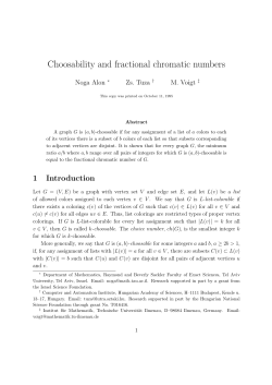Choosability and fractional chromatic numbers, Discrete Math. 165