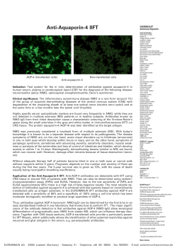 Aquaporin-4 IIFT.indd - EUROIMMUN Schweiz AG