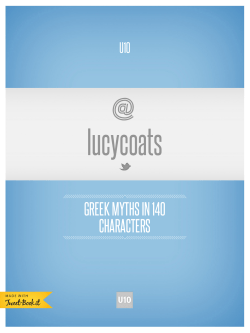 greek myths in 140 characters