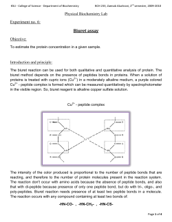 Biuret assay