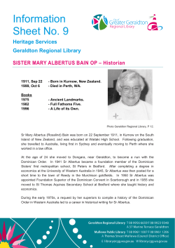 Library Newsletter - Geraldton Regional Library
