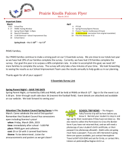 Prairie Knolls Falcon Flyer - Central School District 301