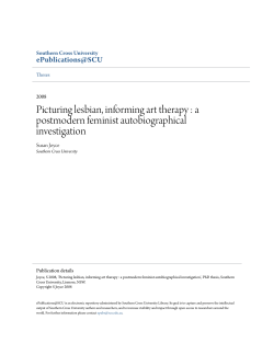 Picturing lesbian, informing art therapy