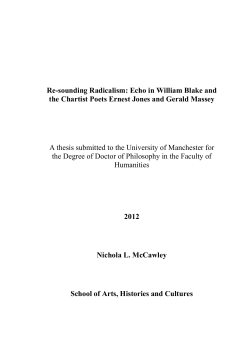 Chapter 2 &ndash; Shelley`s Influence on Chartist Poetry
