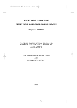 global population blow up and after