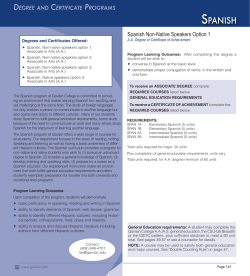 spanish - Gavilan College