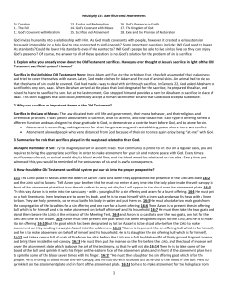 1 Multiply 15: Sacrifice and Atonement