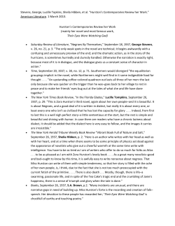 contemporary reviews - American Literature Overview