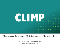 Cluster-based Imputation of Missing Values in Microarray Data