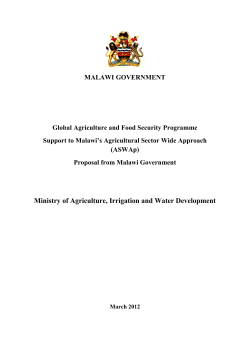 Ministry of Agriculture, Irrigation and Water Development