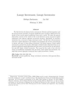 Latest Working Paper.