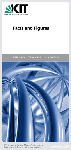 Facts and Figures - KIT