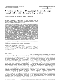A requiem for the use of 20 log10 Length for acoustic target strength